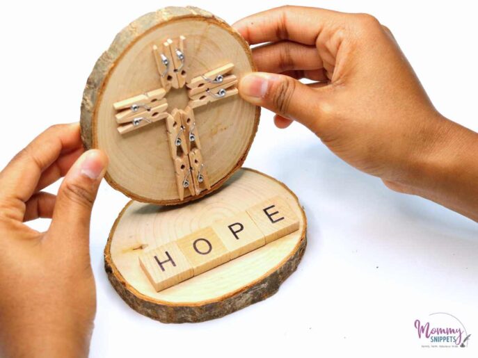 A Cross Gift They Will Love- Easy Wooden Cross Decor Tutorial