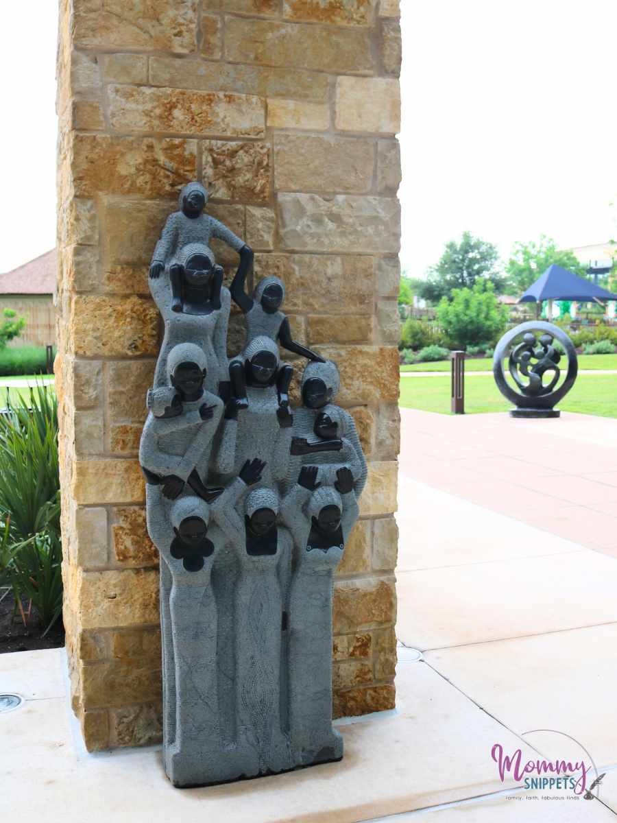 African inspired metal sculptures-Kalahari Resorts-Round Rock