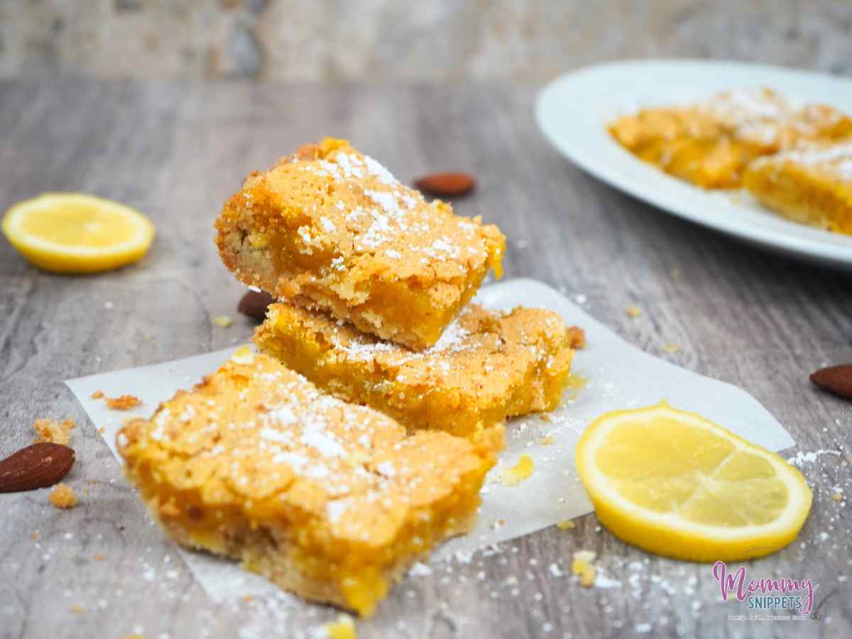 An Easy Almond Lemon Blondies Recipe (aka Almond Lemon Bars)