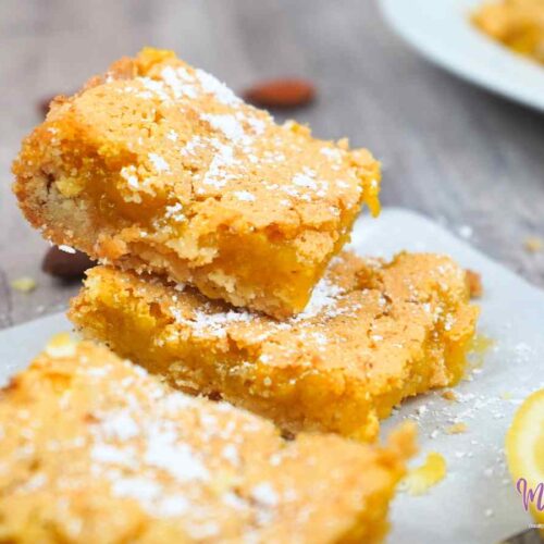 An Easy Almond Lemon Blondies Recipe (aka Almond Lemon Bars) - Mommy ...