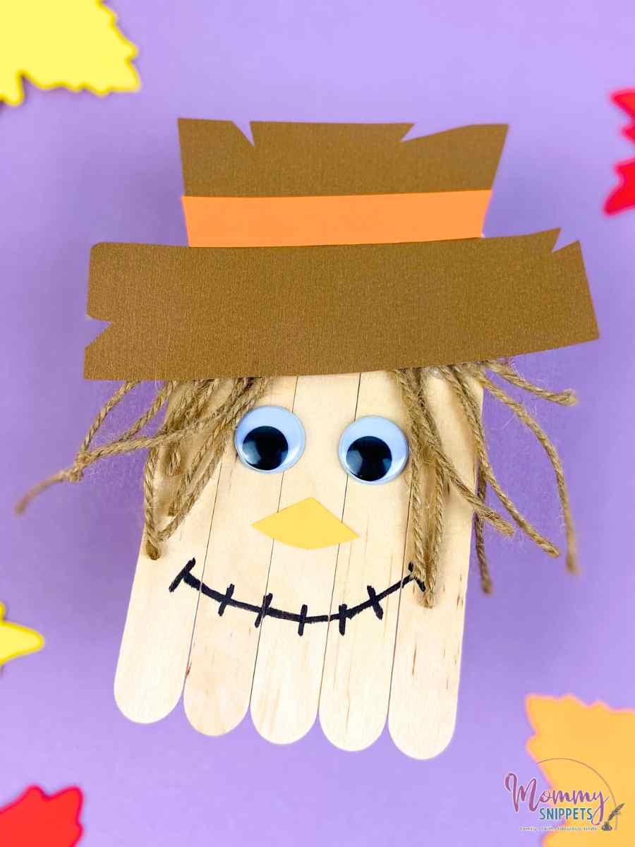 Scarecrow Popsicle Stick Fall Craft