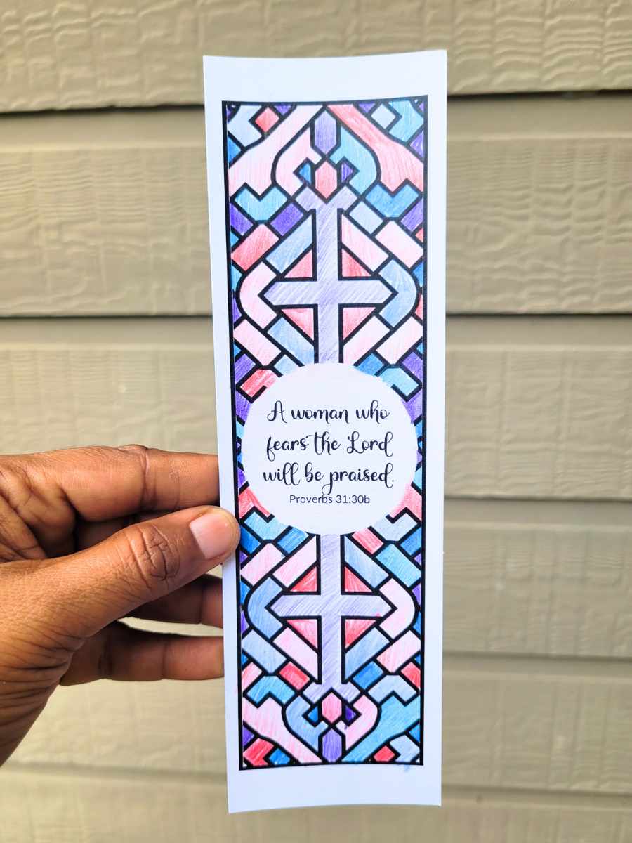 A Printable Bookmark To Color - Mommy Snippets