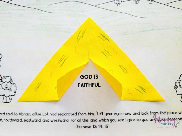 An Easy Abram and Lot Craft (Genesis 13 Printable for Kids) - Mommy ...