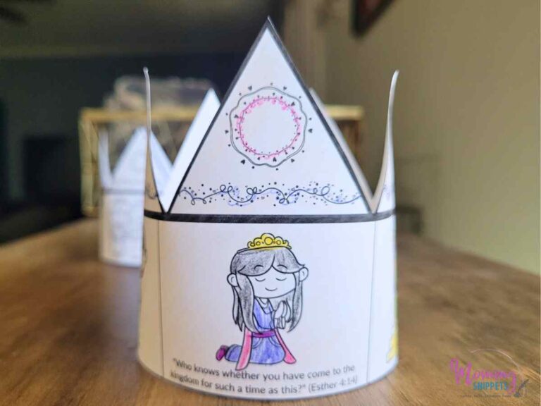 The Brave Queen- 2 Printable Queen Esther Crown Crafts