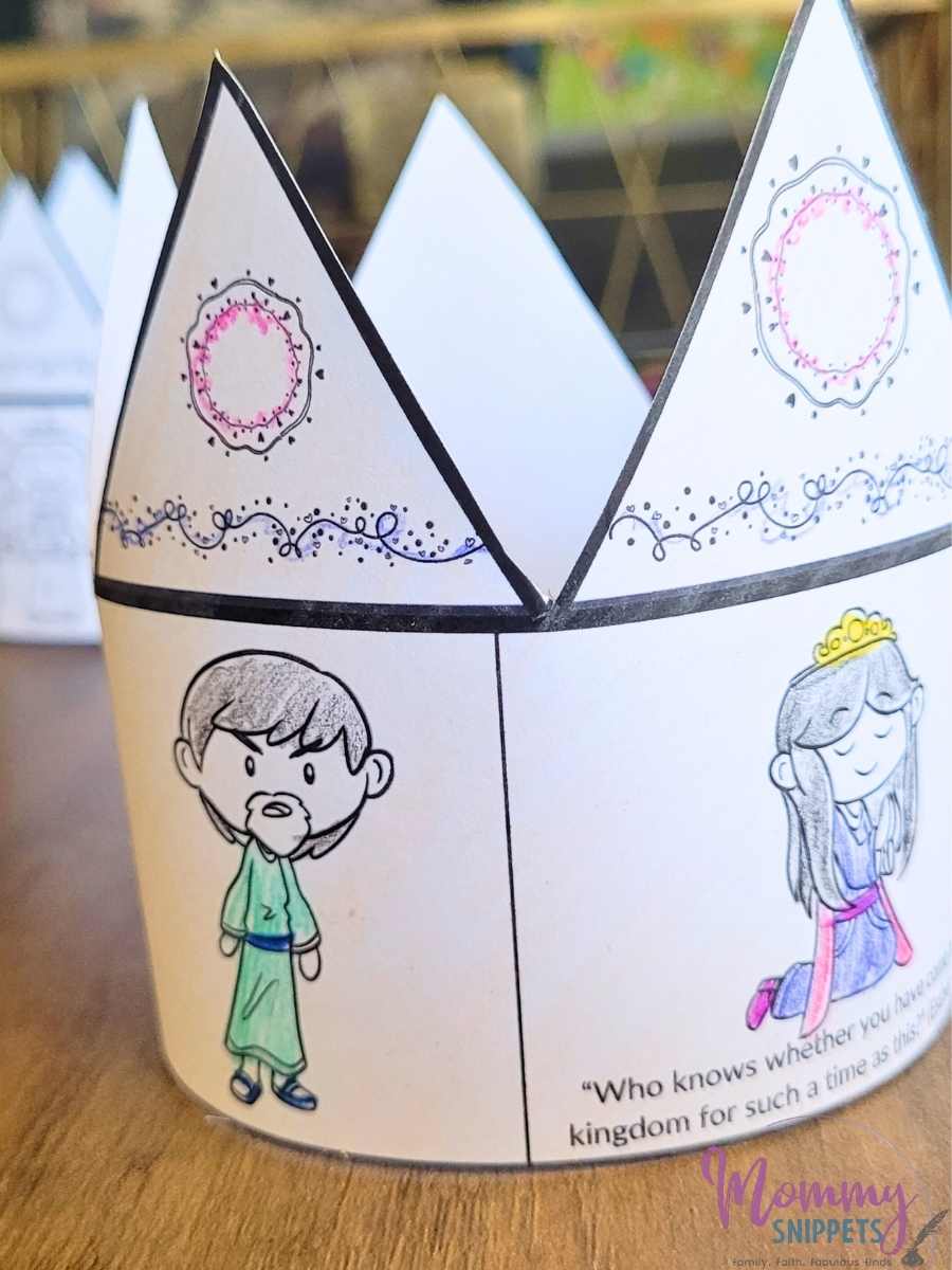 The Brave Queen- 2 Printable Queen Esther Crown Crafts